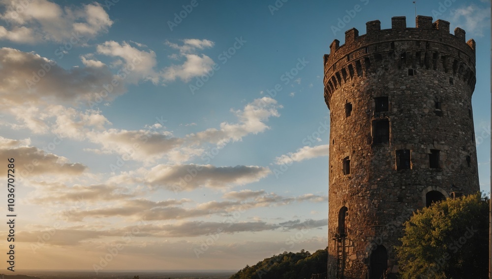 The archer tower stands proud, a beacon of hope for all The archer tower stands proud, a beacon of hope for all
