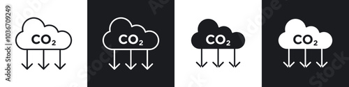 CO2 emissions icon