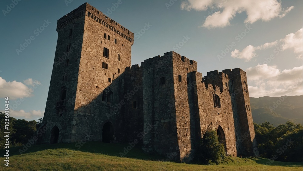 The archer tower stands resilient against the challenges of time The archer tower stands resilient against the challenges of time