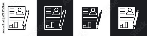 Job description icon. isolated vector icon.