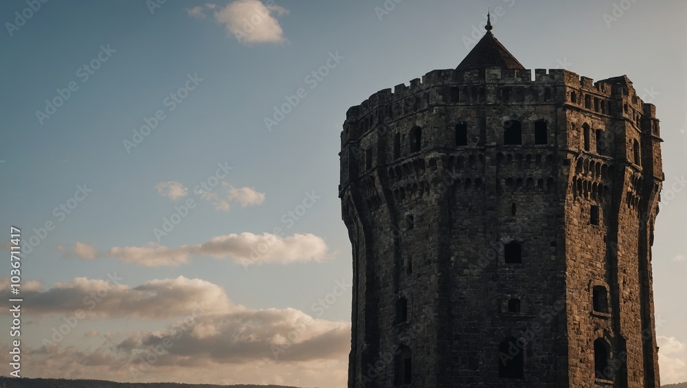 The archer tower stands resilient inspiring hope for future generations to cherish The archer tower stands resilient inspiring hope for future generations to cherish