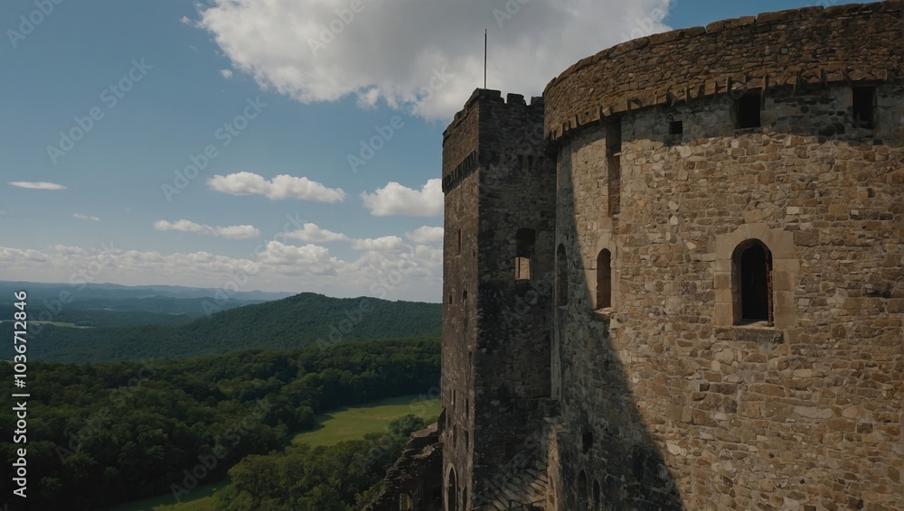 The archer tower stands resilient, a symbol of the community's enduring spirit and hope The archer tower stands resilient, a symbol of the community's enduring spirit and hope