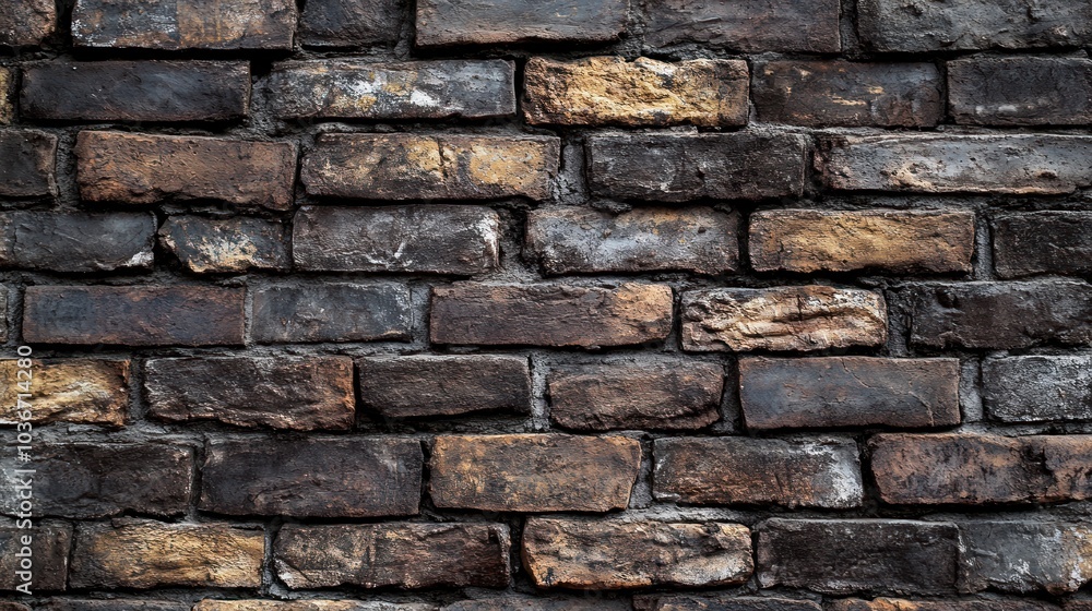 Close-Up of Rustic Brick Wall Texture Capturing the Natural Aesthetics of Aged Masonry Detail Close-Up of Rustic Brick Wall Texture Capturing the Natural Aesthetics of Aged Masonry Detail