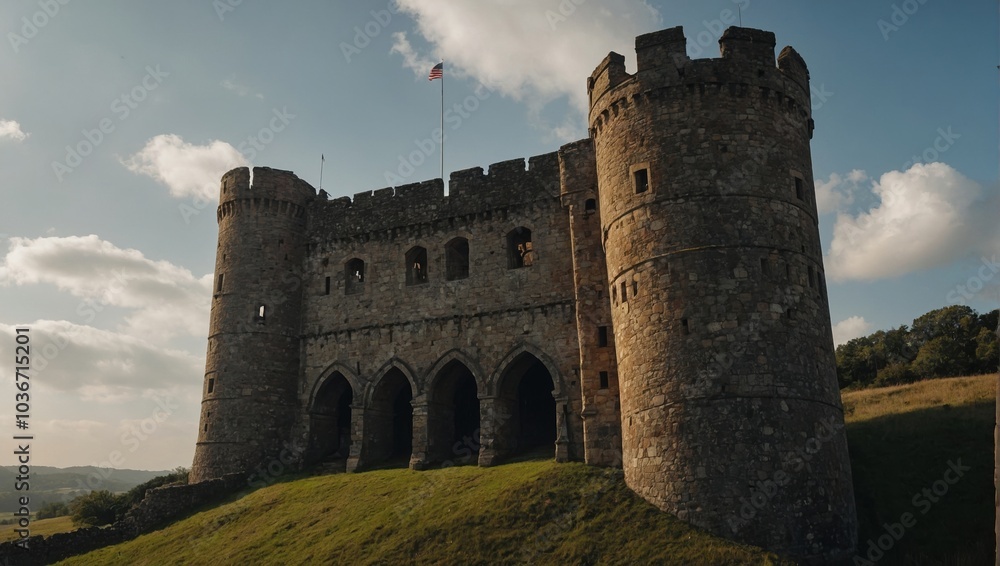 The archer tower stands strong against the test of time and nature The archer tower stands strong against the test of time and nature