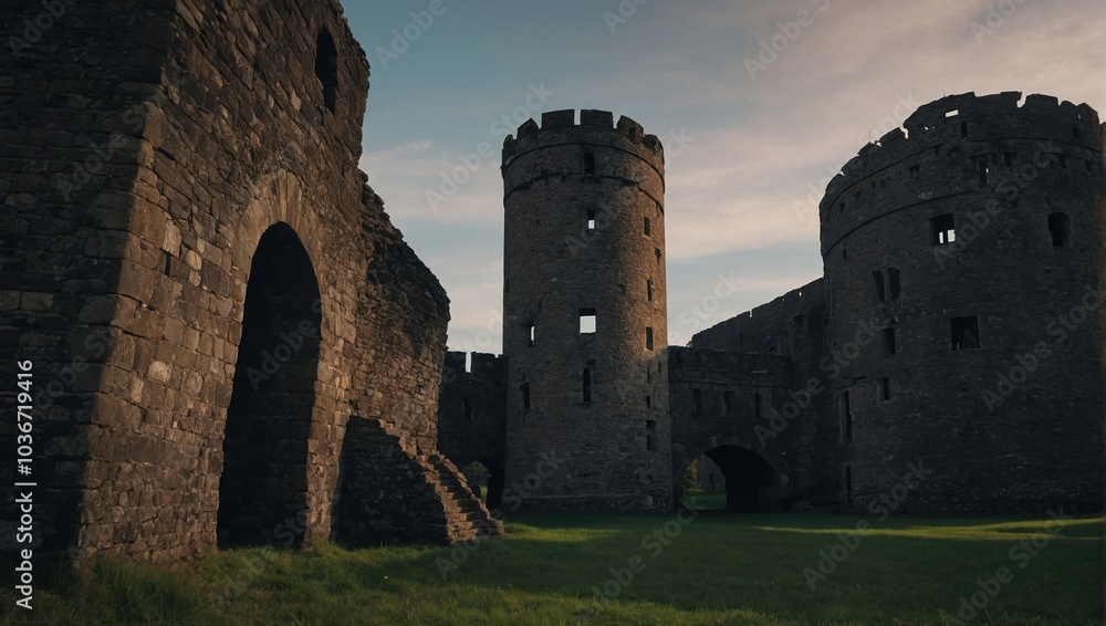 The archer tower stands tall, inviting exploration and discovery of its intriguing past The archer tower stands tall, inviting exploration and discovery of its intriguing past