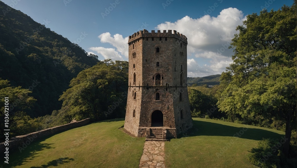The archer tower symbolizes hope, love, and resilience through time The archer tower symbolizes hope, love, and resilience through time