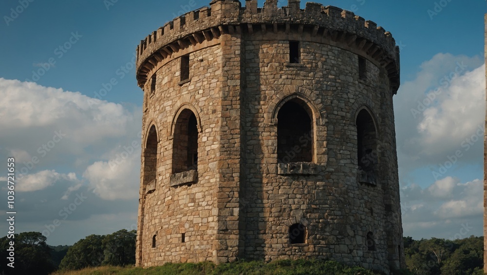 The archer tower symbolizes protection and safety, guarding the land and its people The archer tower symbolizes protection and safety, guarding the land and its people