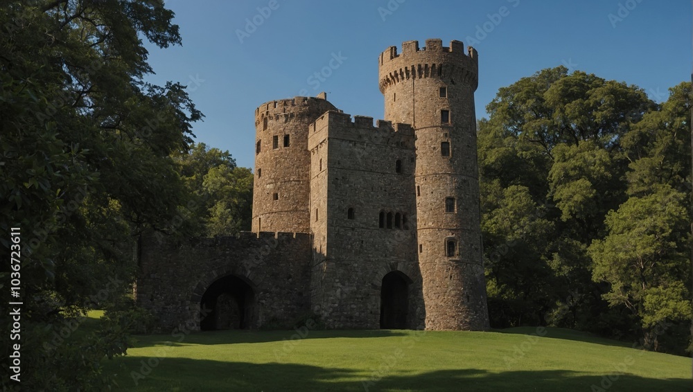 The archer tower tells stories of ancient heroes, captivating all who come to visit The archer tower tells stories of ancient heroes, captivating all who come to visit