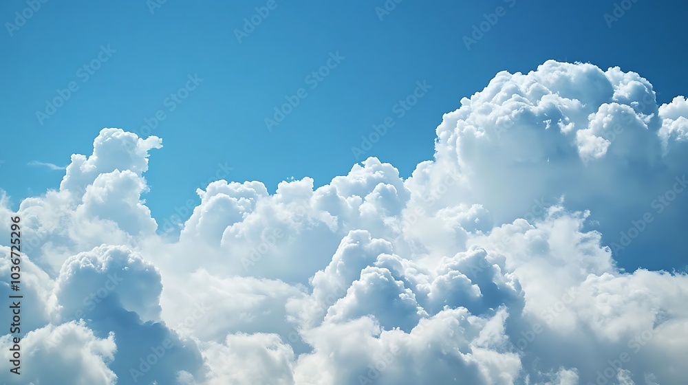 White Fluffy Clouds Against Blue Sky White Fluffy Clouds Against Blue Sky