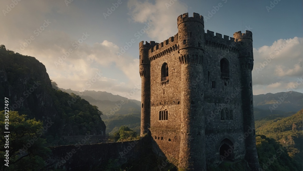The archer tower whispers tales of love and loss, evoking a sense of nostalgia The archer tower whispers tales of love and loss, evoking a sense of nostalgia