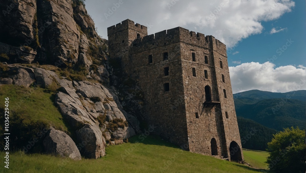 The archer tower's design reflects the artistry of its builders The archer tower's design reflects the artistry of its builders