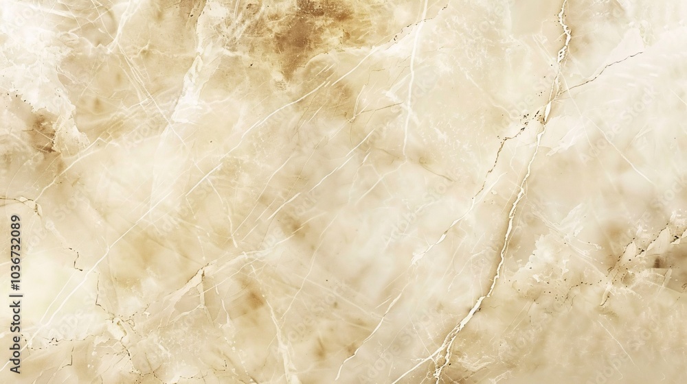 Obraz premium Warm beige marble with soft and intricate veining and a refined appearance