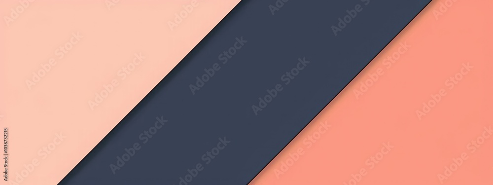 Minimalist background with a gradient from deep blue to warm peach, featuring two diagonal lines in shades of pink and orange Minimalist background with a gradient from deep blue to warm peach, featuring two diagonal lines in shades of pink and orange