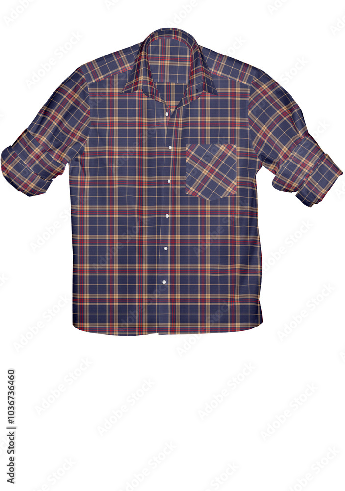 3d illustration autumn season men casual shirt with cotton material soft finishing. 3d illustration autumn season men casual shirt with cotton material soft finishing.