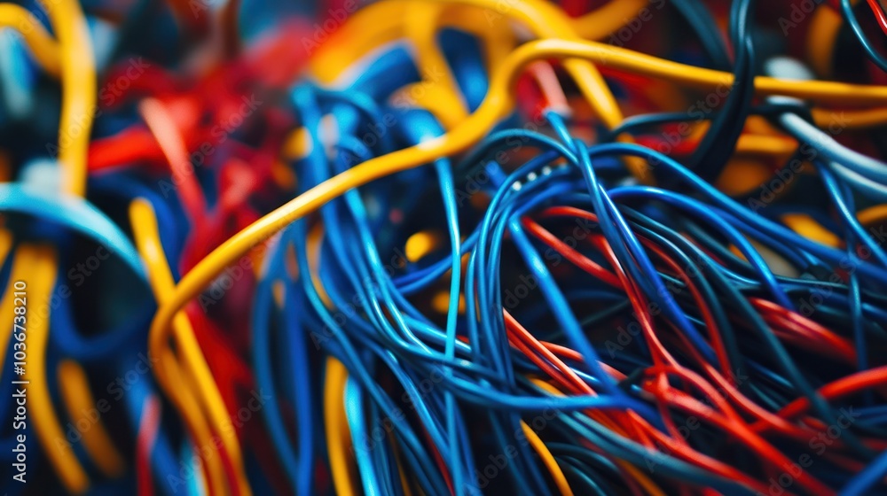 Abstract Tangled Wires Abstract Tangled Wires