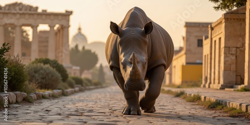 rhinoceros in Athen