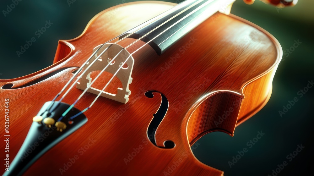 Fototapeta premium Cello Close-up