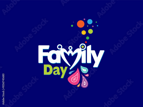 Isolated vector illustration logo of Picnic, Day-out, Family Day, Fun Logo, Vacation Event, Travel Day Logo, Happy joy fun together love creative concept theme mnemonic typography lettering 