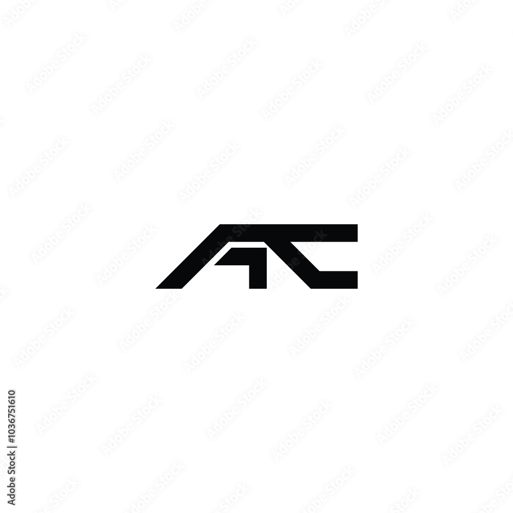 AC monogram logo design letter text name symbol monochrome logotype alphabet character simple logo AC monogram logo design letter text name symbol monochrome logotype alphabet character simple logo