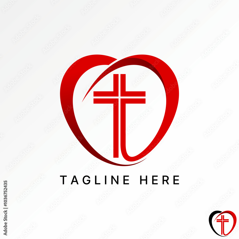 Logo design graphic concept creative abstract premium vector stock love symbol christian church lord messiah. Related to religion baptist organization Logo design graphic concept creative abstract premium vector stock love symbol christian church lord messiah. Related to religion baptist organization