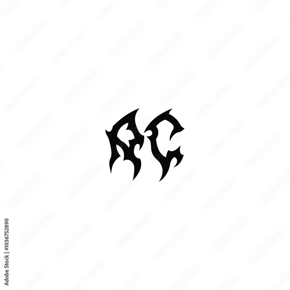 AC monogram logo design letter text name symbol monochrome logotype alphabet character simple logo AC monogram logo design letter text name symbol monochrome logotype alphabet character simple logo