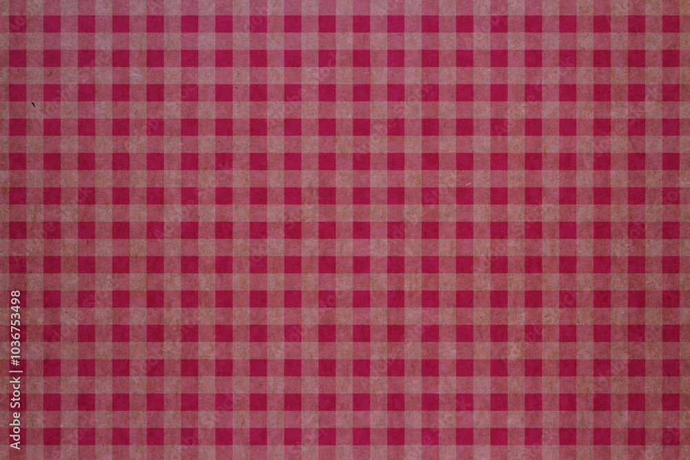 pink plaid kraft paper. pink plaid kraft paper.