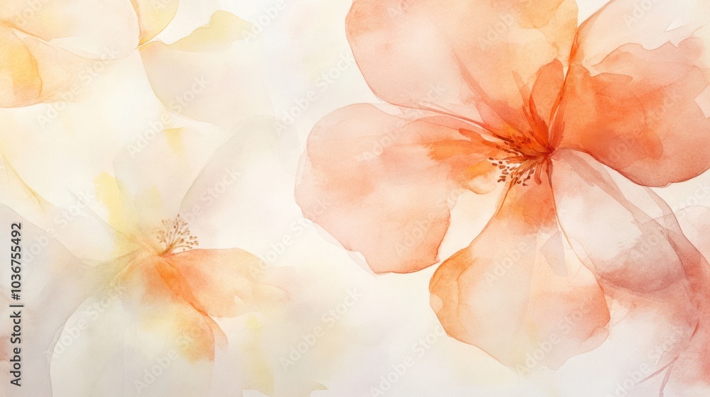 Delicate Watercolor Flowers Delicate Watercolor Flowers