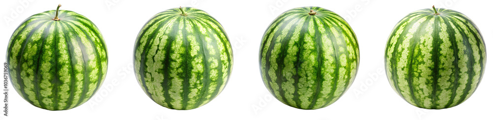 watermelon isolated on transport background, cut out. watermelon isolated on transport background, cut out.
