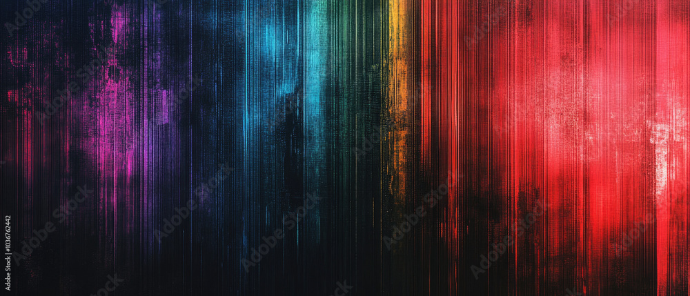 Vibrant Colors Harmoniously Blending In Vertical Cascade Vibrant Colors Harmoniously Blending In Vertical Cascade