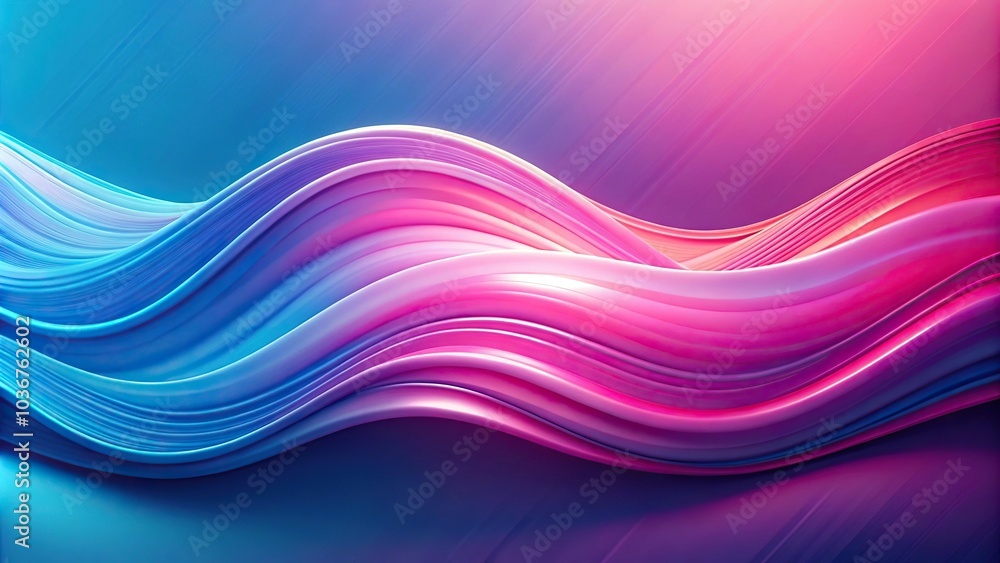 Abstract gradient wave design in pink and blue Abstract gradient wave design in pink and blue