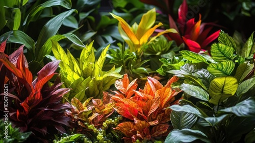 Vibrant Tropical Foliage