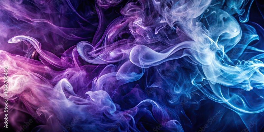 Abstract swirling smoke design on background Abstract swirling smoke design on background