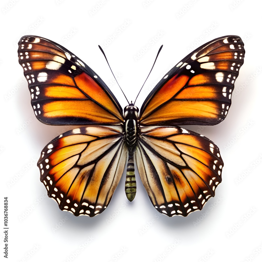 Fototapeta premium butterfly isolated on white background