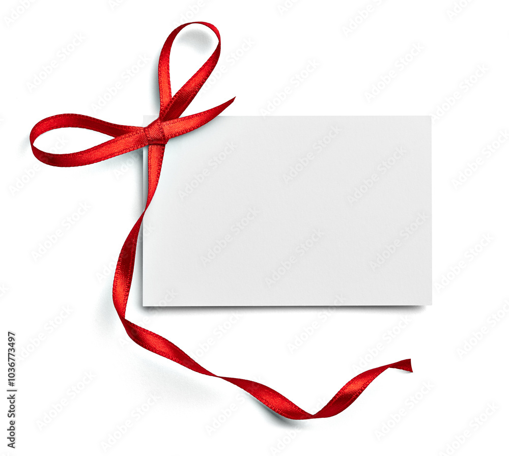 ribbon bow card note chirstmas celebration greeting ribbon bow card note chirstmas celebration greeting