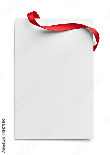 ribbon bow card note chirstmas celebration greeting