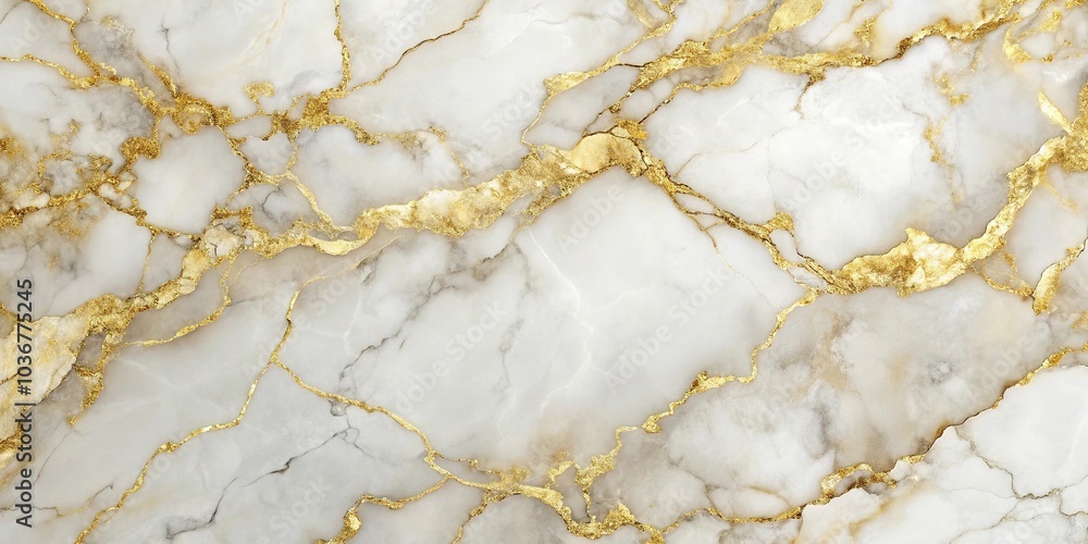 Close-Up white marble with gold metallic luxury background Close-Up white marble with gold metallic luxury background