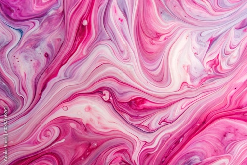 Close-Up abstract background of acrylic paint in pink and white color pink purple marble texture background