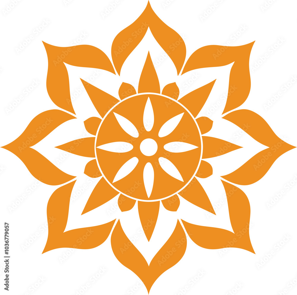 Indian traditional mandala art design line art Indian traditional mandala art design line art