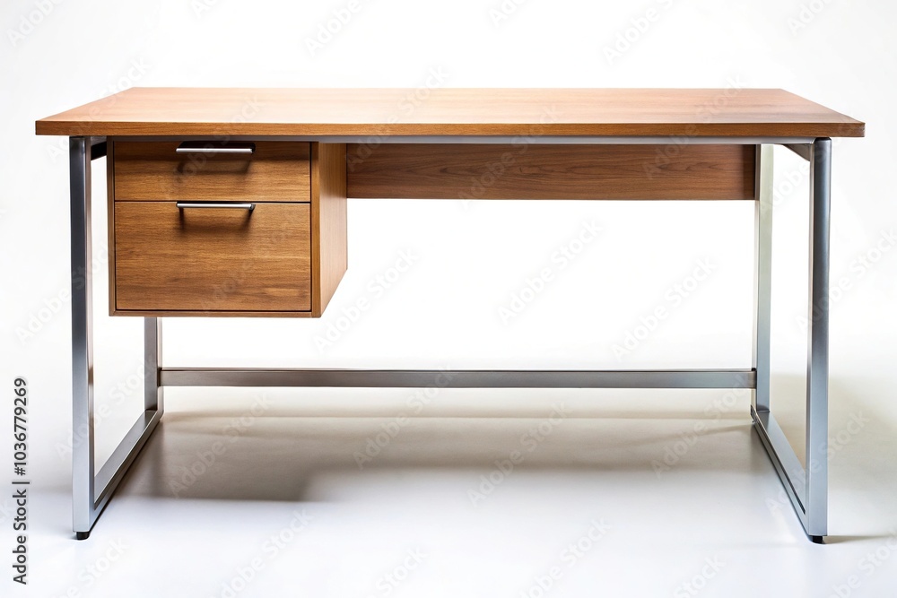 desk from a different angle isolated on white background desk from a different angle isolated on white background