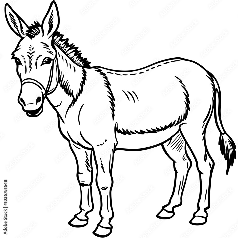 Obraz premium Donkey