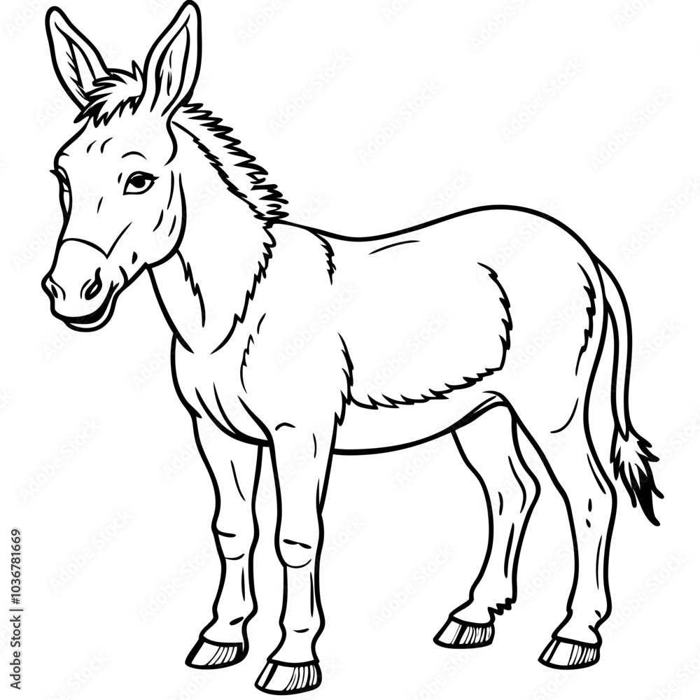 Obraz premium Donkey