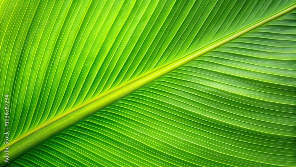 Fresh green banana leaves abstract background Fresh green banana leaves abstract background