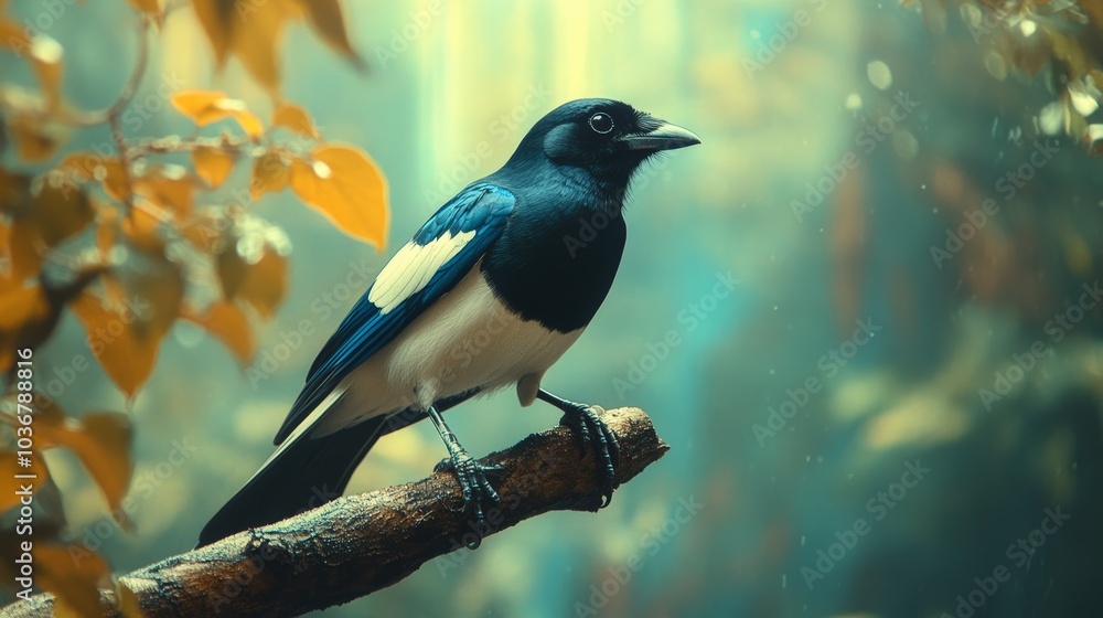 Small bird perched on a tree Small bird perched on a tree