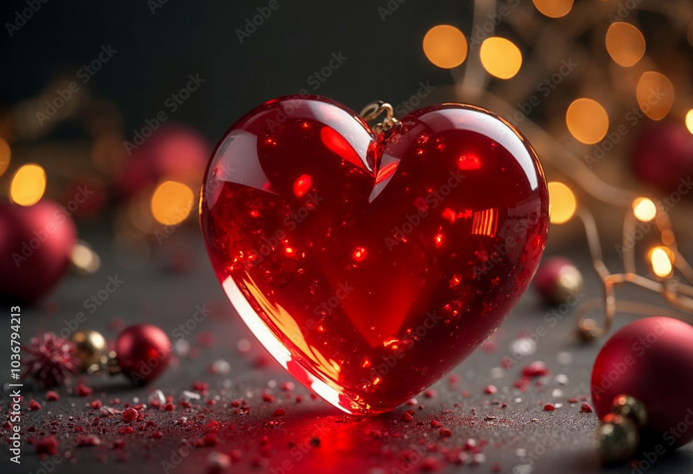 christmas heart decorations christmas heart decorations