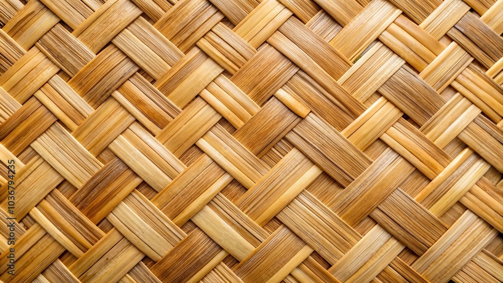 Handcrafted woven bamboo background Handcrafted woven bamboo background