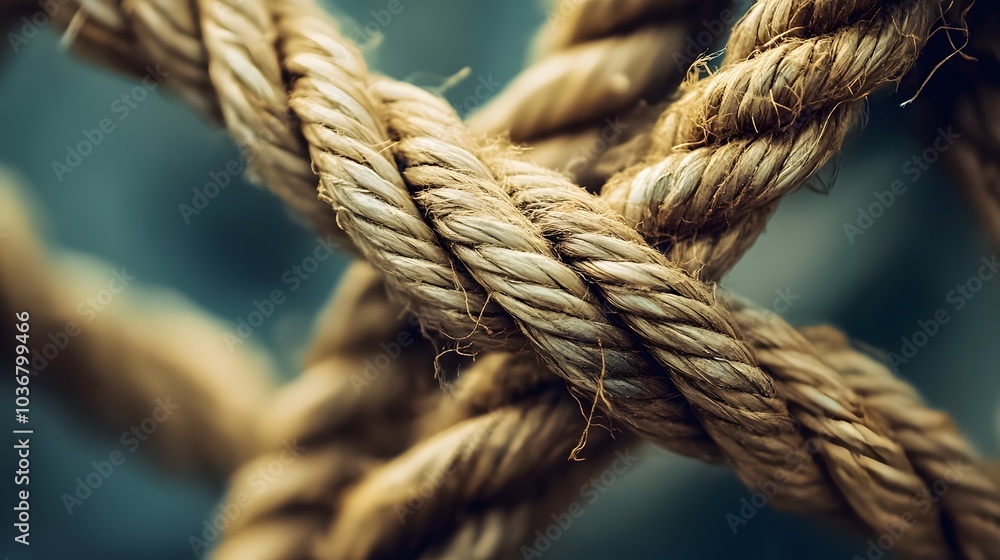 Complex web of interconnected ropes symbolizing intricate business relationships and antitrust challenges, with a focused foreground rope representing the effort to break monopolies. Complex web of interconnected ropes symbolizing intricate business relationships and antitrust challenges, with a focused foreground rope representing the effort to break monopolies.