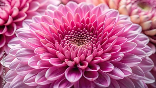 Pink chrysanthemum flowers in full bloom photography extreme close-up