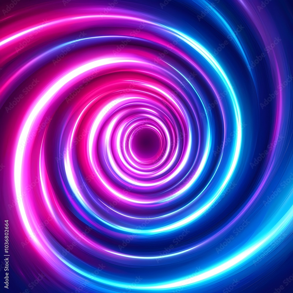 Mesmerizing Neon Vortex Background with Swirling Vibrant Lights and Glowing Energy Mesmerizing Neon Vortex Background with Swirling Vibrant Lights and Glowing Energy