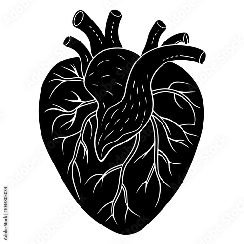 human heart vector artwork and illustration