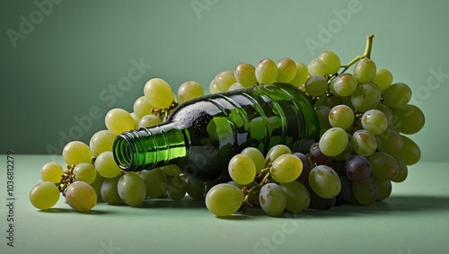 grapes on a plate
